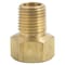 Homeplus+ ATC 3/8 in. Flare X 1/4 in. D Male Brass Inverted Flare Adapter 6JC050810721031 - alternate 1